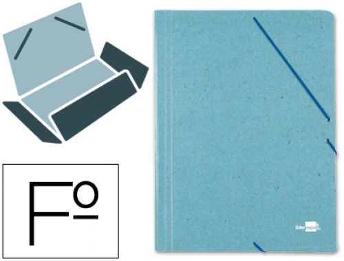 Pasta de elasticos liderpapel folio verde , Liderpapel , 24045 , 8423473240452